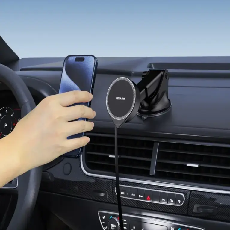 Green Lion GH-17 Magsafe Holder 15W - Black-0