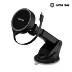 Green Lion GH-17 Magsafe Holder 15W - Black-thumbnail