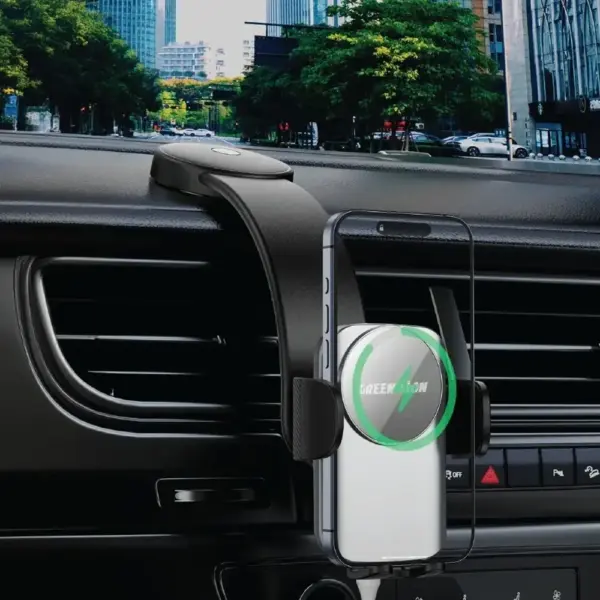 Green Lion Flex Charge Pro Phone Holder - Black-0