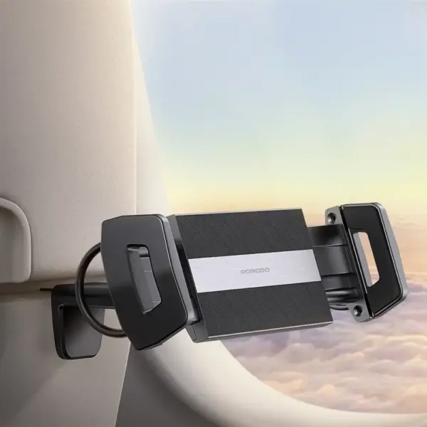 Porodo HS03 Universal Adjustable Tablet & Phone Mount - Black-0