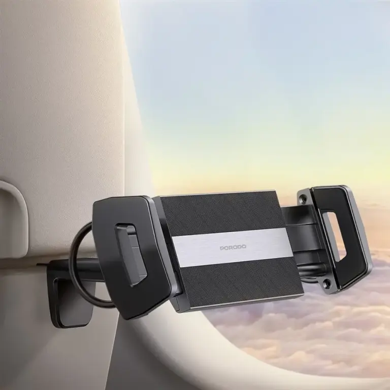 Porodo HS03 Universal Adjustable Tablet & Phone Mount - Black-0