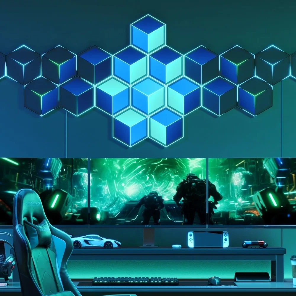 Govee Glide Hexagon Light Panels Ultra Expansion Pack-0 Govee Glide Hexagon Light Panels Ultra Expansion Pack-0