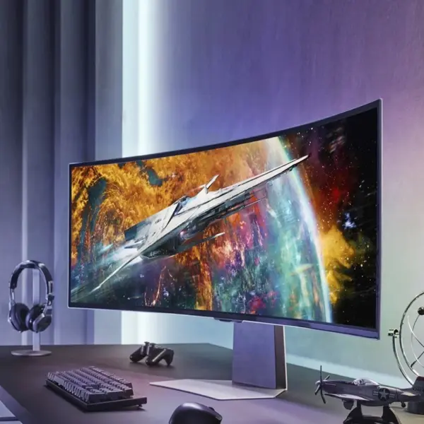 SAMSUNG 49″ Odyssey OLED G9 DG952S Curved Smart 240Hz 0.03ms DQHD HDR Speaker Gaming Monitor-0