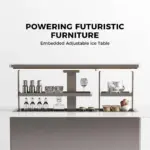 Smart Dining Table - White/grey-139816