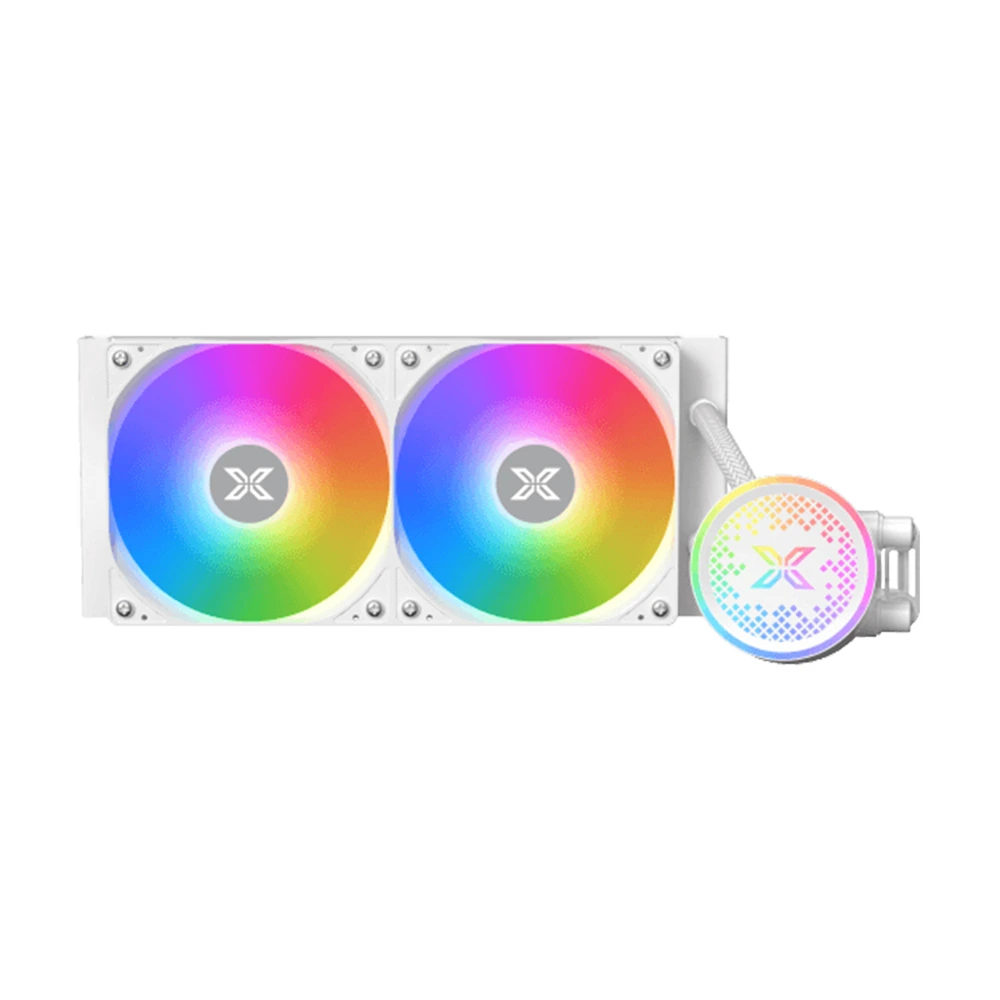 Xigmatek Fenix Arctic 240 PWM ARGB Fan Liquid Cooler - White-0 Xigmatek Fenix Arctic 240 PWM ARGB Fan Liquid Cooler - White-0