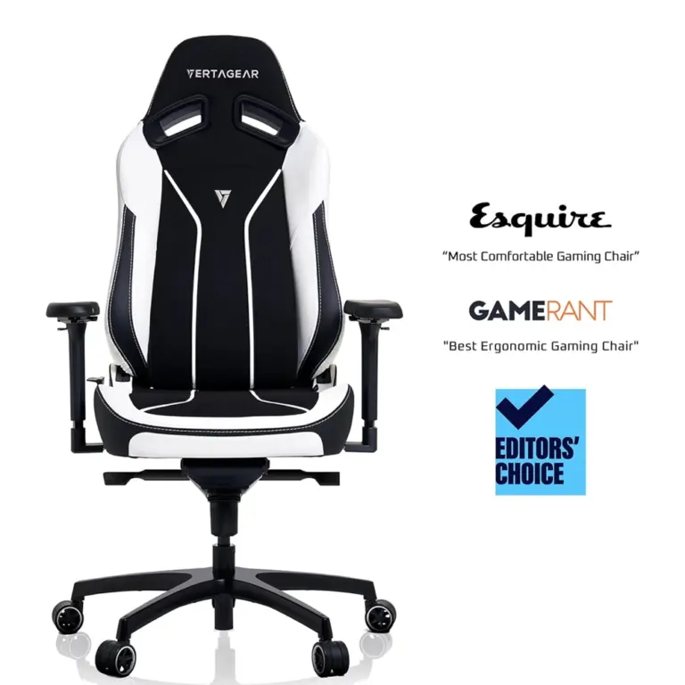 VERTAGEAR SL5800 Gaming Chair - Black/White-0