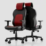 VERTAGEAR SL1800 Office Gaming Chair - Black/Burgundy Red-139918
