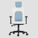 VERTAGEAR SL1800 Office Gaming Chair - White / Black / Baby Blue-thumbnail