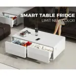 Gamvity Newest Luxury Pro Version Smart Coffee Table 135l Refrigerator (Tb135) - Pure White-0