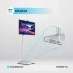 Powerology Android 32” Uhd 60hz Tablet With Stand 8 +128gb - Silver-139947