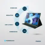 Powerology 15.6" Ultra-Slim Portable 144Hz Monitor-139956