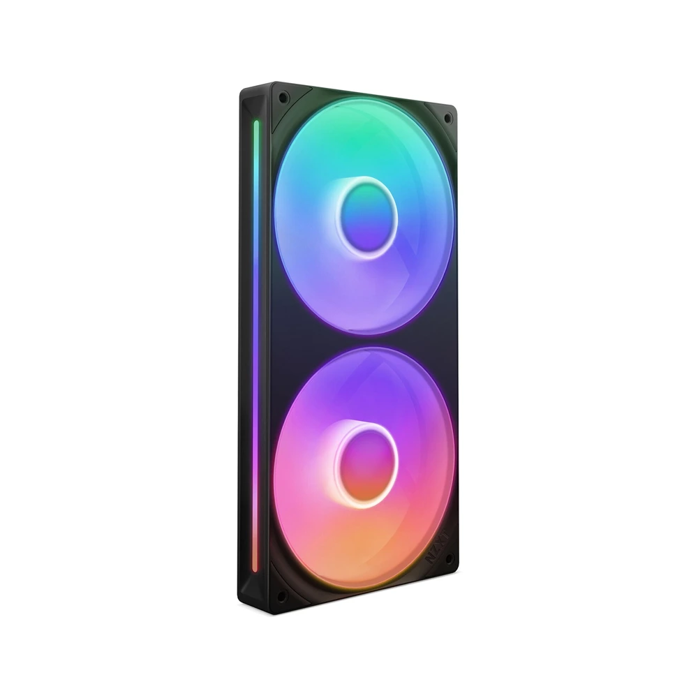 NZXT F240 RGB CORE - 2 x 120mm Single Frame Case Fan - Black-0 NZXT F240 RGB CORE - 2 x 120mm Single Frame Case Fan - Black-0