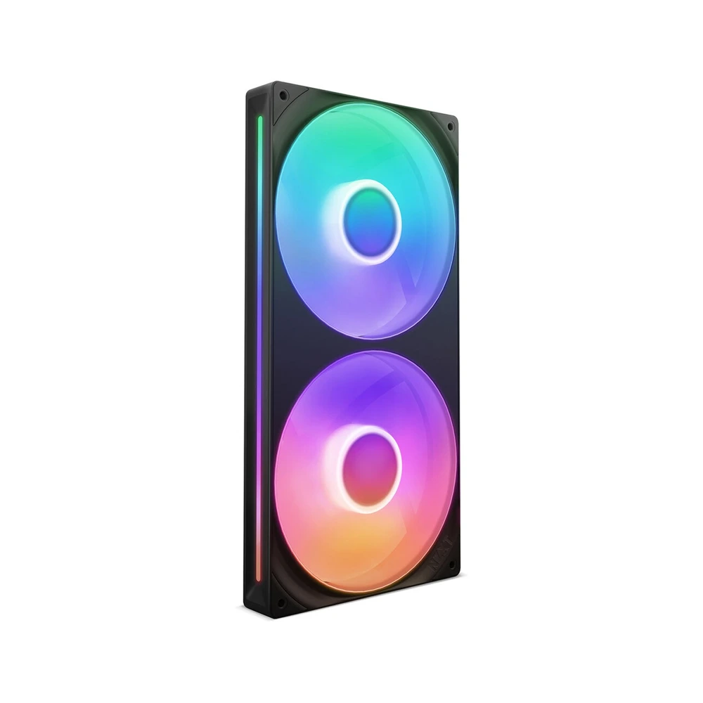 NZXT F280 RGB CORE - 2 x 140mm Single Frame Case Fan - Black-0 NZXT F280 RGB CORE - 2 x 140mm Single Frame Case Fan - Black-0