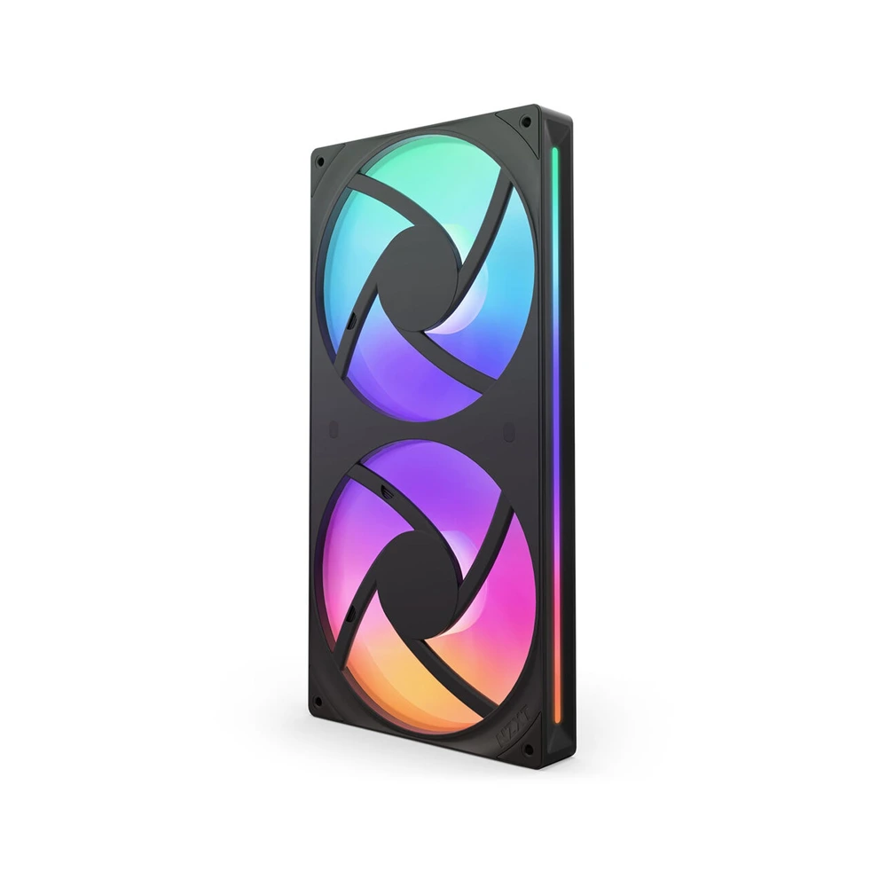 NZXT F280 RGB CORE - 2 x 140mm Single Frame Case Fan - Black-thumbnail NZXT F280 RGB CORE - 2 x 140mm Single Frame Case Fan - Black-thumbnail