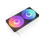NZXT F280 RGB CORE - 2 x 140mm Single Frame Case Fan - Black-140012