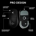Logitech G PRO X SUPERLIGHT 2 DEX Lightspeed Wireless Gaming Mouse - Black-140058
