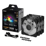 Asus TUF Gaming TR120 Reverse blade ARGB 3-in-1 Pack Fan - Black-140089