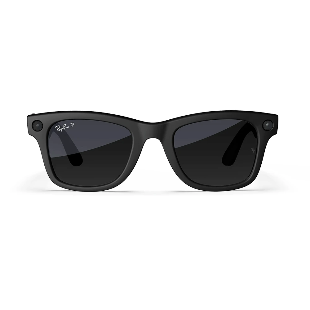 Ray-Ban Meta - Wayfarer glasses with Meta AI, Audio, Photo, Video Compatibility - Polarized Gradient Graphite Lenses - Matte Black-140146 Ray-Ban Meta - Wayfarer glasses with Meta AI, Audio, Photo, Video Compatibility - Polarized Gradient Graphite Lenses - Matte Black-140146