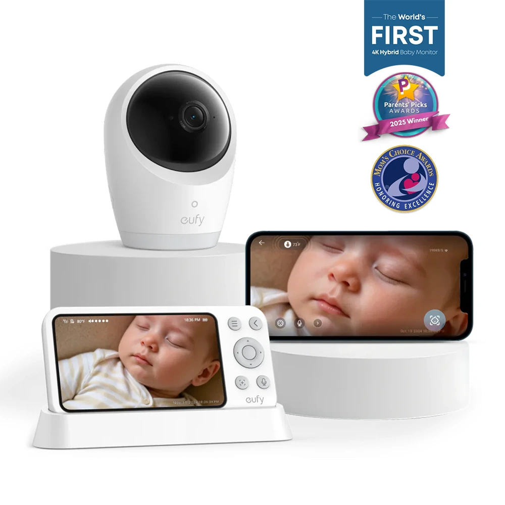 Eufy Wifi Baby Monitor E21 4K - White-0 Eufy Wifi Baby Monitor E21 4K - White-0