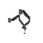 GAMEON GO-5550 Gas Mechanical Spring double Monitor Arm For Gaming And Office Use-142965