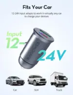 Ravpower Pd Pioneer 65w 2-port Car Charger-0
