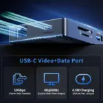 Acasis 14 Ports 4k 60hz Usb C Docking Station With Pd 100w Charging-141308