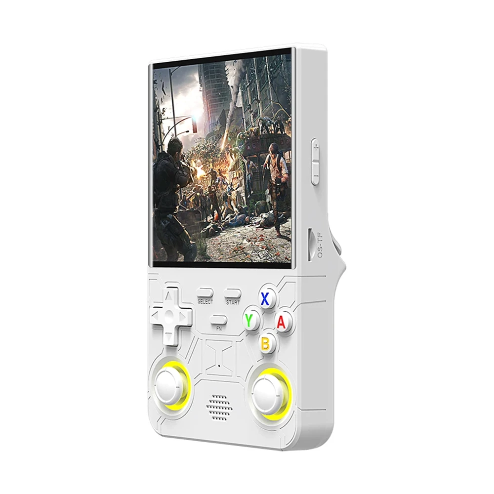 R36 Ultra Retro Handheld Game Console with 64GB - White-0 R36 Ultra Retro Handheld Game Console with 64GB - White-0
