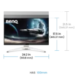 BENQ EX271Q - 27 Inch 2K QHD 180Hz 1ms HDMI 2.0 IPS Gaming Monitor - White-142051
