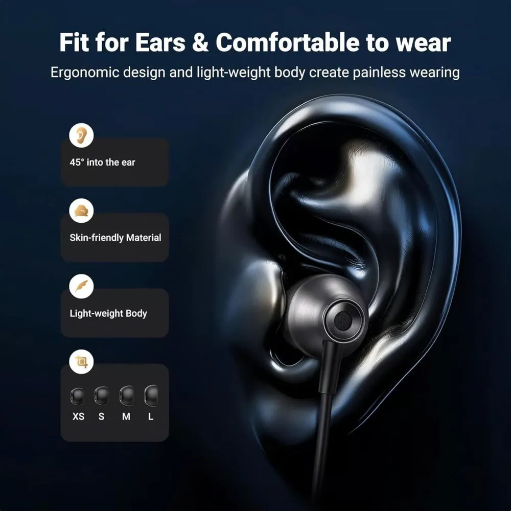 UGREEN Wired Earphones with USB-C Connector - EP106-143298 UGREEN Wired Earphones with USB-C Connector - EP106-143298