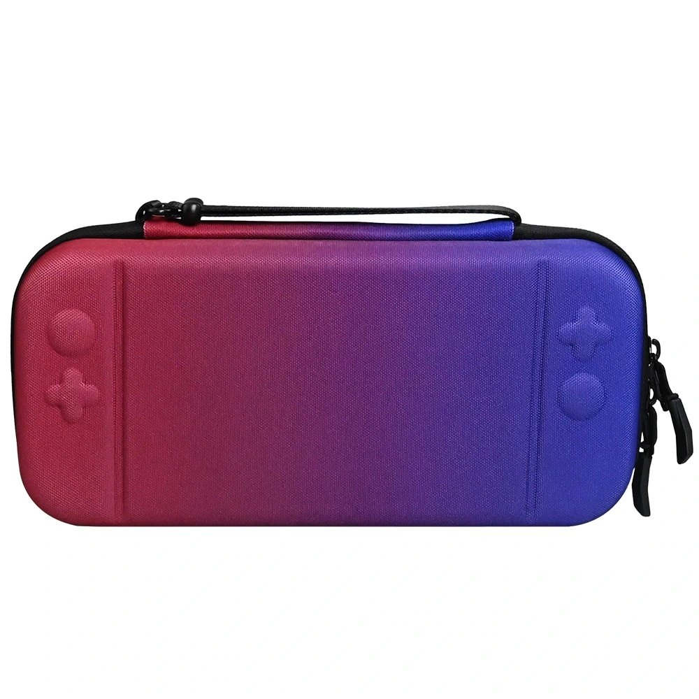 600D Nylon EVA Carry Case For Nintendo Switch 2 Gradient Color PP Bag - R/B-0 600D Nylon EVA Carry Case For Nintendo Switch 2 Gradient Color PP Bag - R/B-0