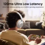 Ugreen HiTune Max5 Hybrid Active Noise-Cancelling Headphones - White-143295