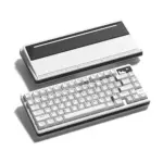 Womier SK71 Pro – 75% Wireless Aluminum Mechanical Keyboard with VIA Support - White with POM Piano switches English And Arabic-0