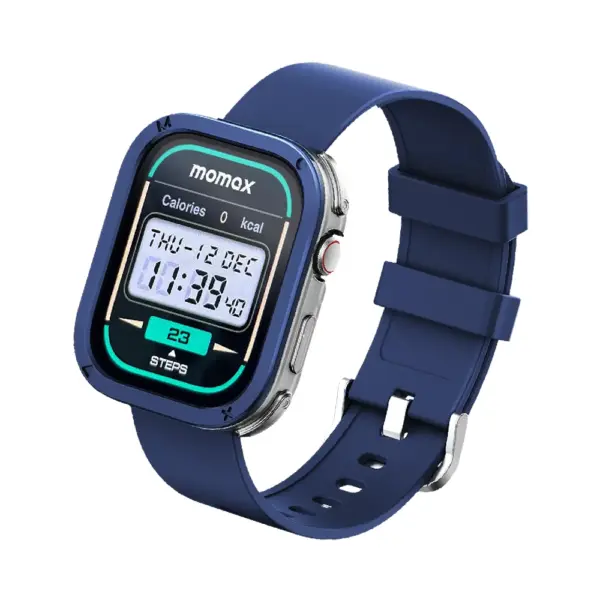 Momax 1-Wear+ Pro Smart Watch - Dark Blue (SW3SB)-0