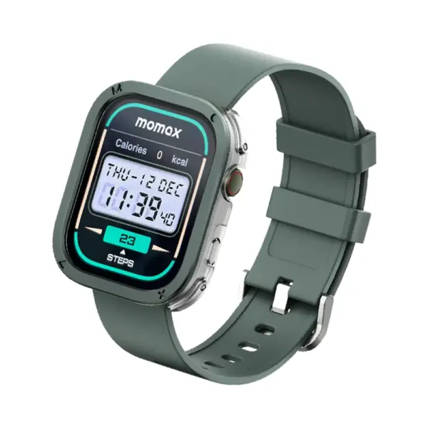 Momax 1-Wear+ Pro Smart Watch - Green (SW3SG)-0