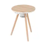 Momax Cymbal Multifunctional Foldable Smart Table With Wireless Charging, Speakers, USB-C Ports, and LED Lighting Effects-thumbnail