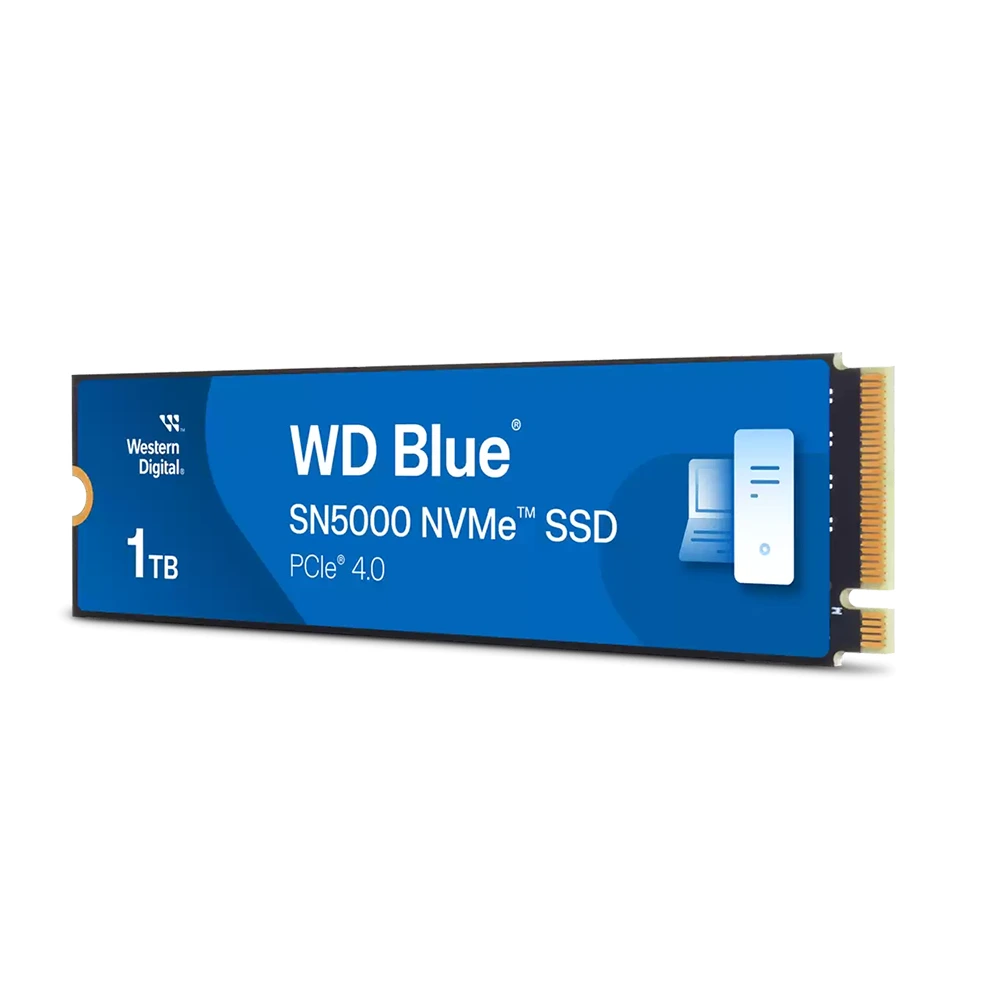 WD Blue SN5000 1TB NVME SSD M.2 PCIe 4.0 Upto 5,150 MB/s Read-0 WD Blue SN5000 1TB NVME SSD M.2 PCIe 4.0 Upto 5,150 MB/s Read-0