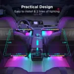 Govee RGBIC Interior Car Lights (Without Remote Control)-141279