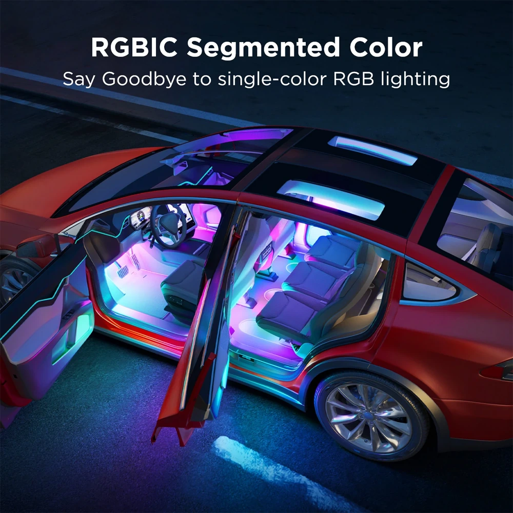 Govee RGBIC Interior Car Lights (Without Remote Control)-141277 Govee RGBIC Interior Car Lights (Without Remote Control)-141277