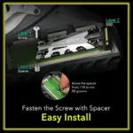 addlink A95 8TB SSD M.2 With Heatsink / Support PS5-141355