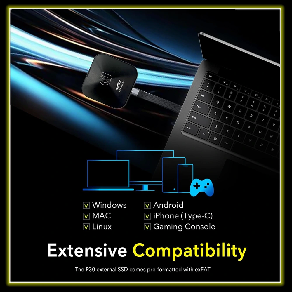 Addlink P30 Portable 1tb Ssd With Magsafe And Usb-c To Usb-c Cable-141443 Addlink P30 Portable 1tb Ssd With Magsafe And Usb-c To Usb-c Cable-141443