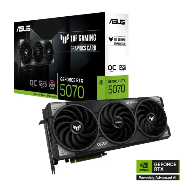Asus Tuf Gaming Geforce Rtx 5070 12gb Gddr7 Oc Edition Graphic Card-0