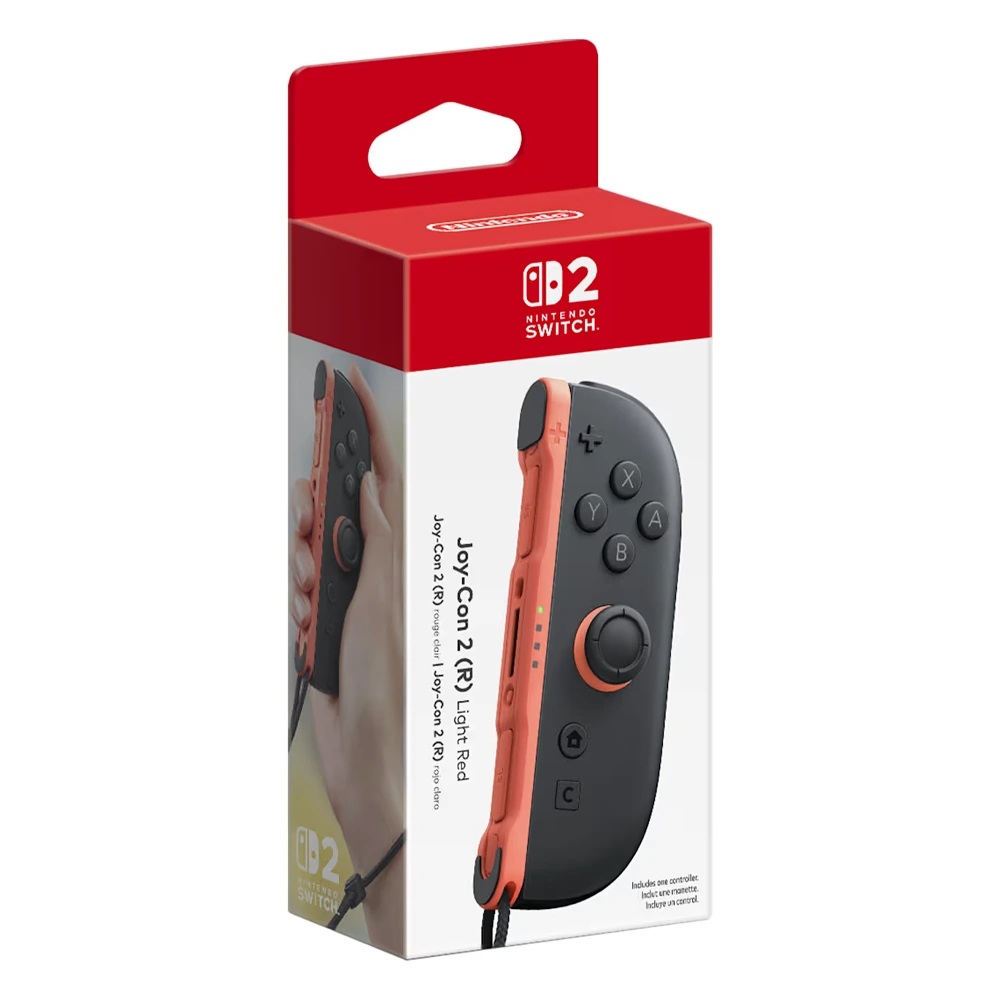 Joy-Con 2 (R) Light Red For Nintendo Switch 2-141541 Joy-Con 2 (R) Light Red For Nintendo Switch 2-141541