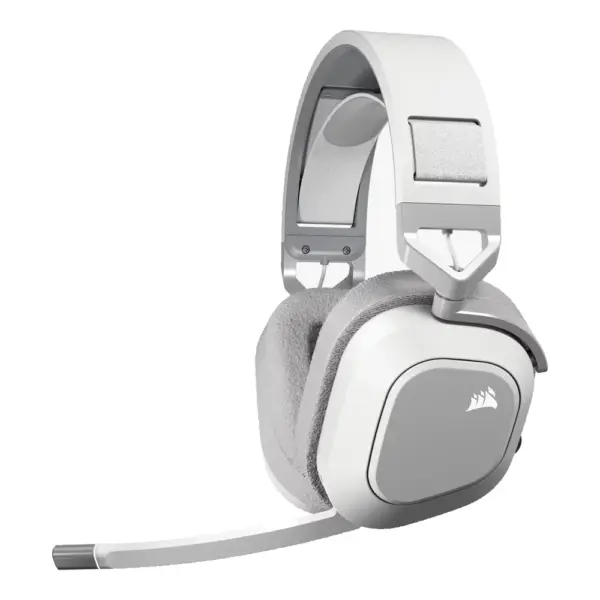 CORSAIR HS80 MAX WIRELESS Gaming Headset, White (EU)-0