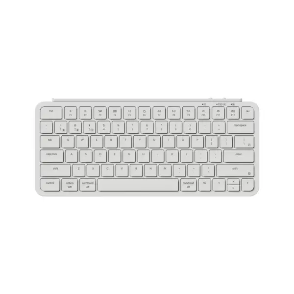 Keychron B1 Pro Ultra-Slim Wireless 75% ZMK Custom Keyboard for Windows & Mac, Arabic / English - White-0
