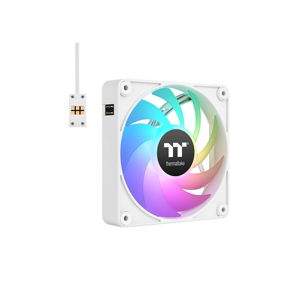 Thermaltake CT120 EX ARGB Sync PC Cooling Fan (3-Fan Pack) - Snow-141938 Thermaltake CT120 EX ARGB Sync PC Cooling Fan (3-Fan Pack) - Snow-141938