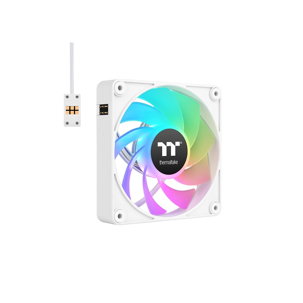 Thermaltake CT120 EX Reverse ARGB Sync PC Cooling Fan (3-Fan Pack) - Snow-141954 Thermaltake CT120 EX Reverse ARGB Sync PC Cooling Fan (3-Fan Pack) - Snow-141954