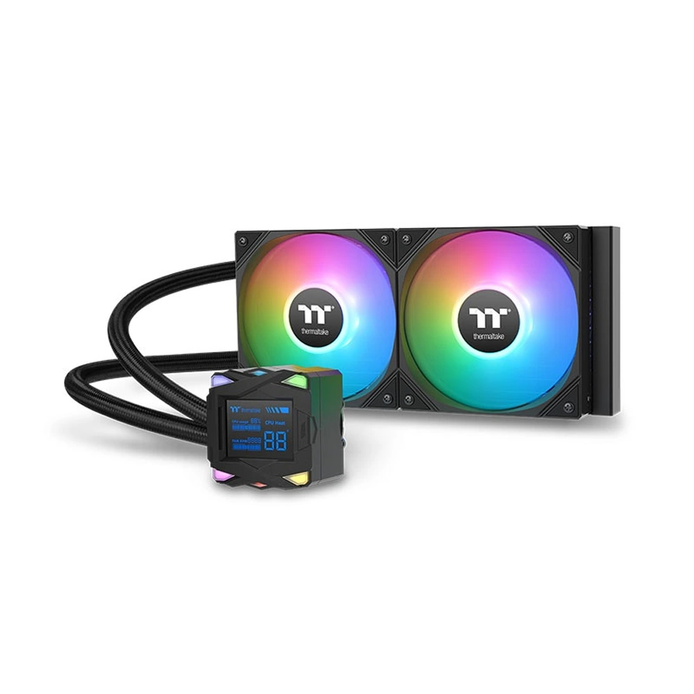 Thermaltake LA240-S ARGB Sync AIO Liquid Cooler - Black-0 Thermaltake LA240-S ARGB Sync AIO Liquid Cooler - Black-0
