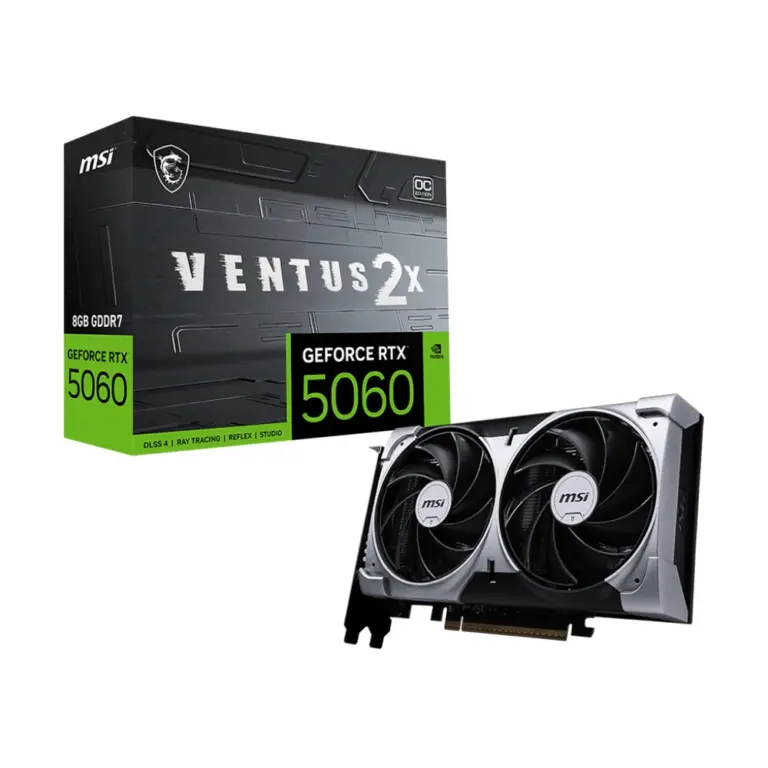 MSI Geforce RTX 5060 Ventus 2X OC Edition 8GB GDDR7 Graphic Card-0