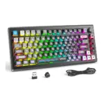 Redragon K732MC-RGB-PRO 3 Modes Connection Aluminum Alloy Body Mechanical Keyboard-thumbnail