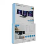 Powerology Dual Screen Portable Monitor - Silver PDSLM14-142296